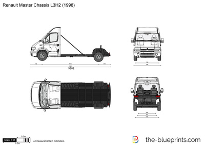 Renault Master Chassis L3H2 (1998)