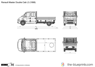 Renault Master Double Cab L3 (1998)