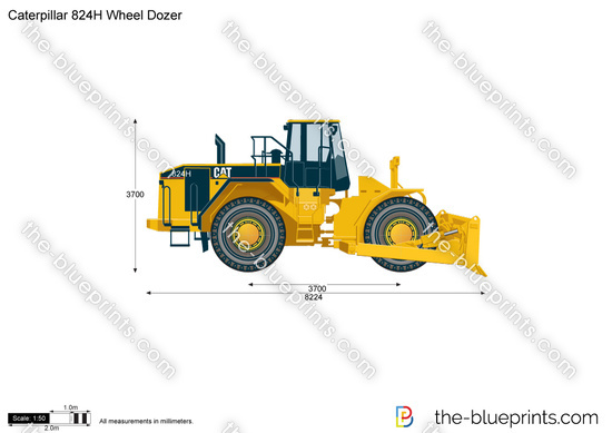 Caterpillar 824H Wheel Dozer
