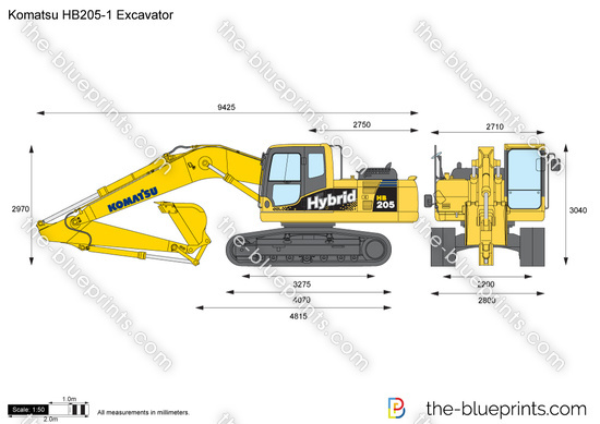 Komatsu HB205-1 Excavator
