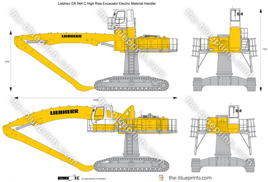 Liebherr ER 944 C High Rise Excavator Electric Material Handler