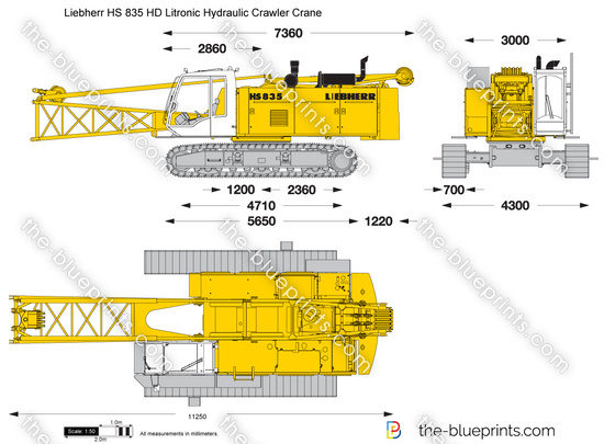 Liebherr HS 835 HD Litronic Hydraulic Crawler Crane