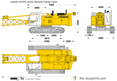 Liebherr HS 835 Litronic Hydraulic Crawler Crane