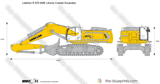 Liebherr R 970 SME Litronic Crawler Excavator