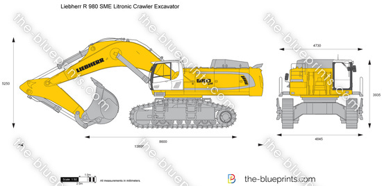 Liebherr R 980 SME Litronic Crawler Excavator