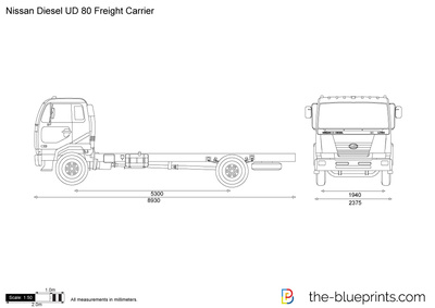 Nissan Diesel UD 80 Freight Carrier