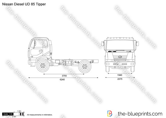 Nissan Diesel UD 85 Tipper