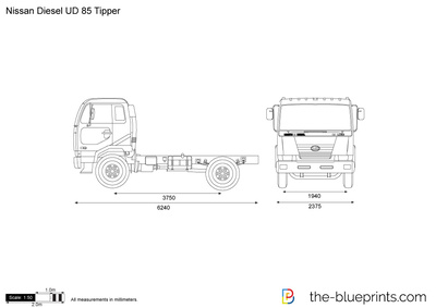 Nissan Diesel UD 85 Tipper