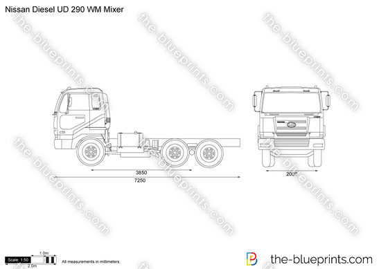 Nissan Diesel UD 290 WM Mixer
