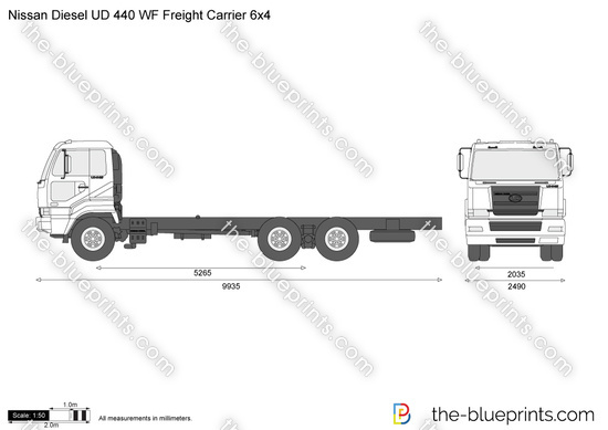 Nissan Diesel UD 440 WF Freight Carrier 6x4