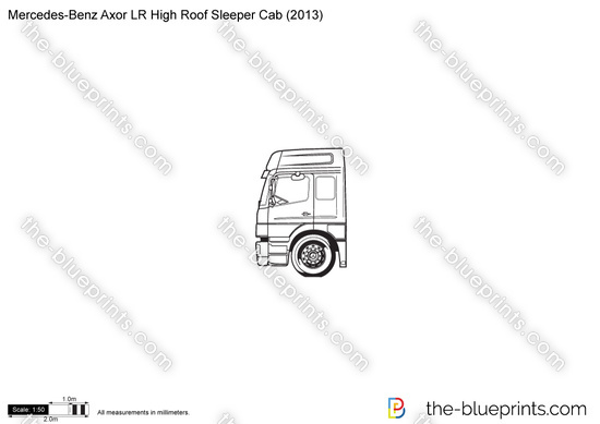Mercedes-Benz Axor LR High Roof Sleeper Cab