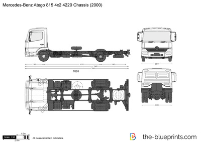 Mercedes-Benz Atego 815 4x2 3620 Chassis