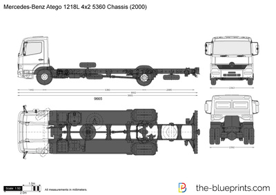 Mercedes-Benz Atego 1218L 4x2 5360 Chassis