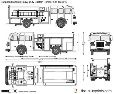 Sutphen Monarch Heavy Duty Custom Pumper Fire Truck v2