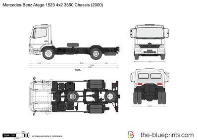 Mercedes-Benz Atego 1523 4x2 3560 Chassis