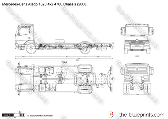 Mercedes-Benz Atego 1523 4x2 4760 Chassis
