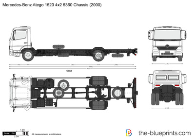 Mercedes-Benz Atego 1523 4x2 5360 Chassis