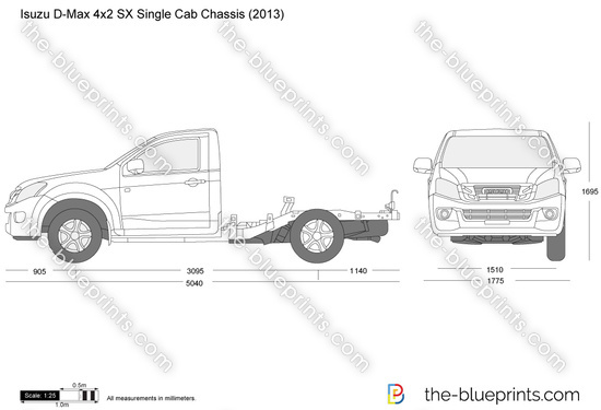Isuzu D-Max 4x2 SX Single Cab Chassis