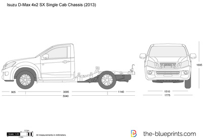 Isuzu D-Max 4x2 SX Single Cab Chassis (2013)