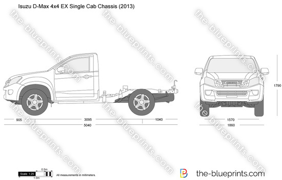 Isuzu D-Max 4x4 EX Single Cab Chassis