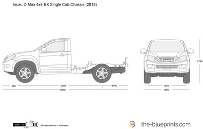 Isuzu D-Max 4x4 EX Single Cab Chassis (2013)