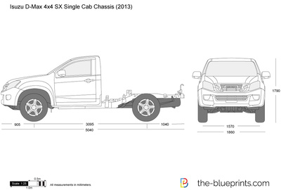 Isuzu D-Max 4x4 SX Single Cab Chassis (2013)