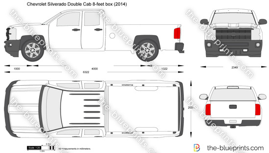 Chevrolet Silverado Double Cab 8-feet box