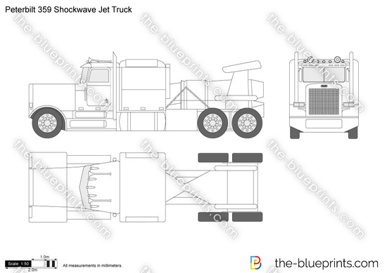 Peterbilt 359 Shockwave Jet Truck