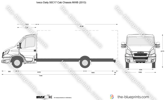 Iveco Daily 50C17 Cab Chassis MWB