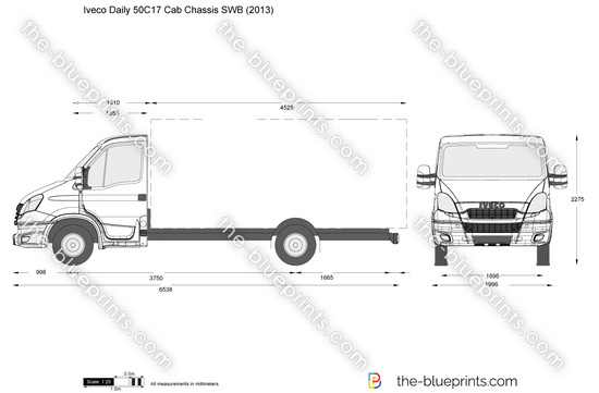 Iveco Daily 50C17 Cab Chassis SWB