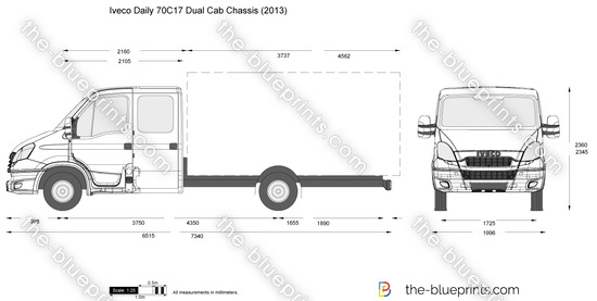 Iveco Daily 70C17 Dual Cab Chassis