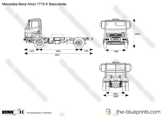Mercedes-Benz Atron 1719 K Basculante