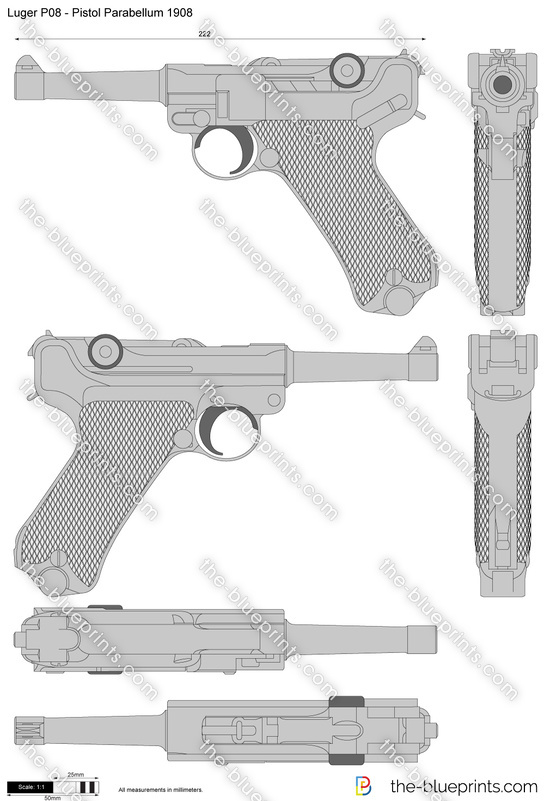 Luger P08 - Pistol Parabellum 1908