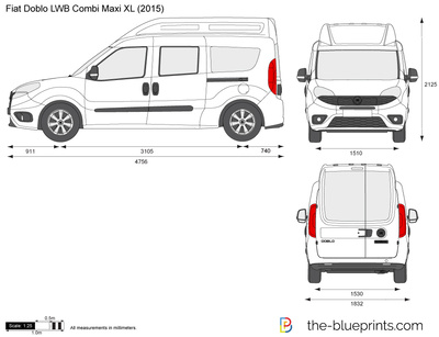 Fiat Doblo LWB Combi Maxi XL (2015)
