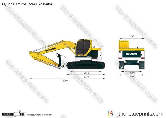 Hyundai R125CR-9A Excavator