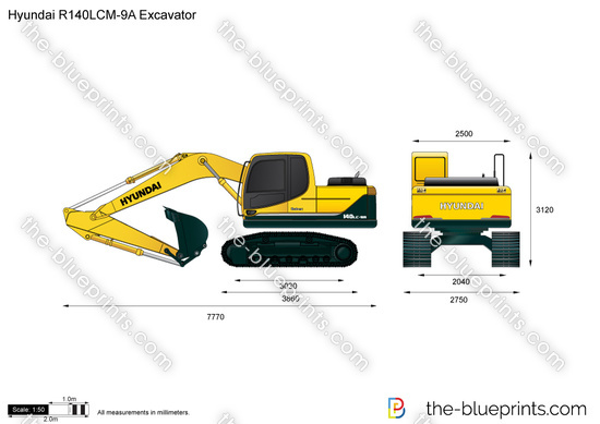 Hyundai R140LCM-9A Excavator