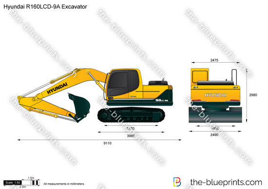 Hyundai R160LCD-9A Excavator