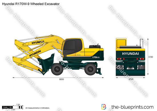 Hyundai R170W-9 Wheeled Excavator