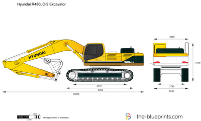 Hyundai R480LC-9 Excavator