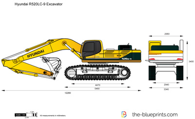 Hyundai R520LC-9 Excavator