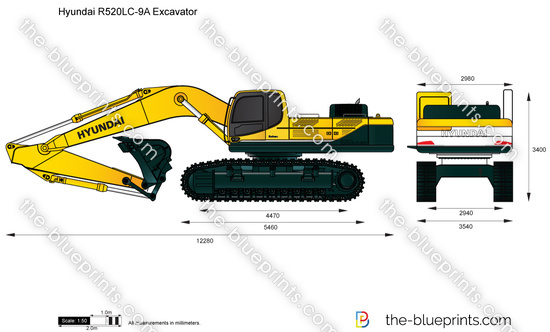 Hyundai R520LC-9A Excavator