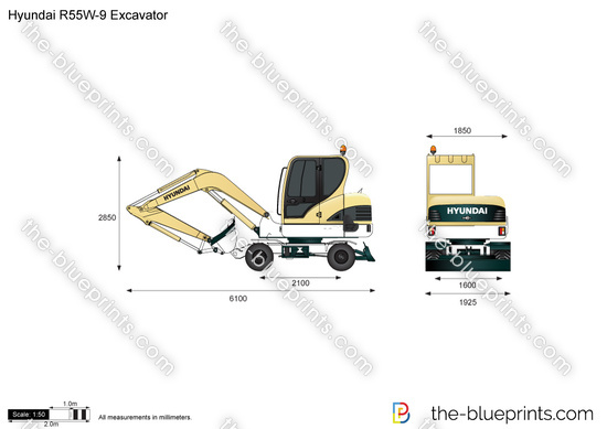 Hyundai R55W-9 Excavator