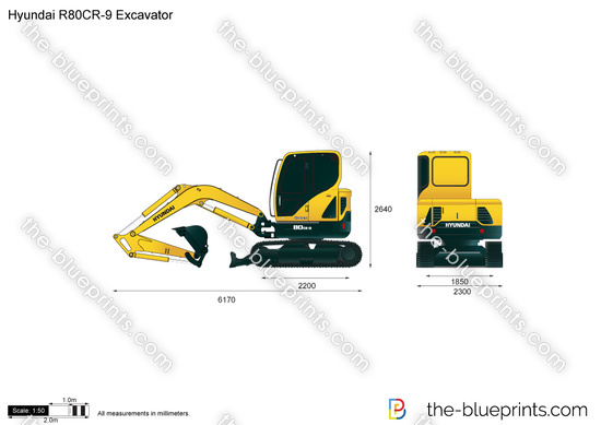 Hyundai R80CR-9 Excavator