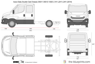 Iveco Daily Double Cab Chassis 35S11 35S13 13SD L1H1