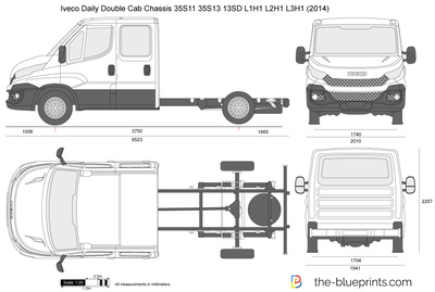 Iveco Daily Double Cab Chassis 35S11 35S13 13SD L2H1