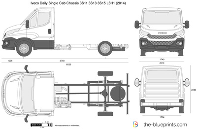 Iveco Daily Single Cab Chassis 3S11 3S13 3S15 L3H1
