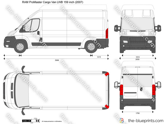 RAM ProMaster Cargo Van LWB 159 inch