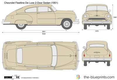 Chevrolet Fleetline De Luxe 2-Door Sedan (1951)
