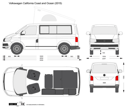 Volkswagen California Coast and Ocean T6