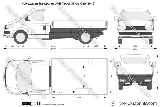 Volkswagen Transporter T6 LWB Tipper Single Cab